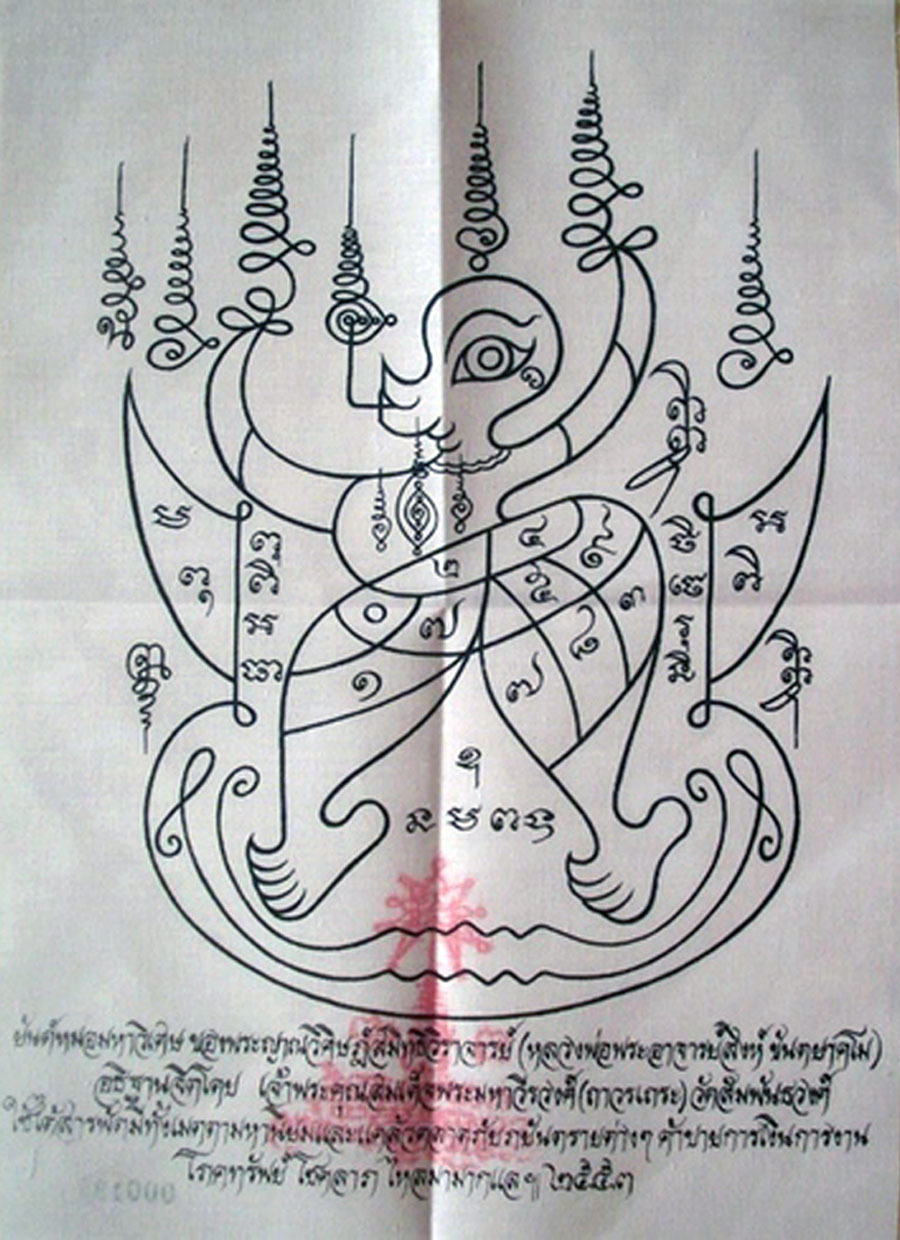 image of yantra cloth