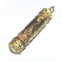 Takrut Narai Kham Samutra (Vishnu crossing the Cosmic Ocean) - Alchemical Alloy capsule filled with Kring Bead and Pong Puttakun - Blessed by 7 Great Guru Masters of Songkhla