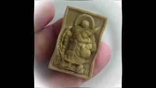 Pra Sivali Buddhist Amulet Votive Tablet from Luang Por Chaem