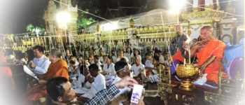 Buddha Abhiseka with Luang Phu Khaeg Wat Pratat Panom